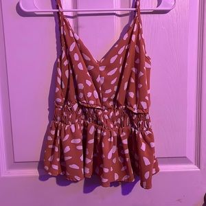 Glam medium orange shirt.